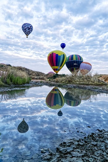 La foto ganadora del concurso del Festival de Globos