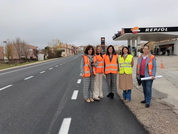 Movilidad mejora las carreteras de Santa María y Nava