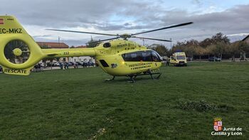 Rechaza ir al hospital tras ser rescatada en Riofrío de Riaza