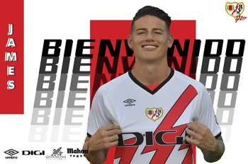 El Rayo Vallecano ficha a James Rodríguez