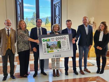 La ONCE dedica un cupón al  Palacio Real de La Granja