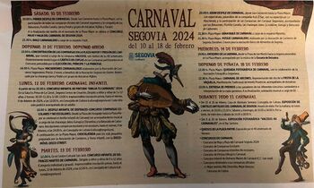 Programa del Carnaval de Segovia 2024