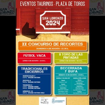 Programa completo de las fiestas del barrio de San Lorenzo