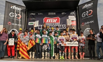 Castilla y León, subcampeona de España de motocross en 85 cc