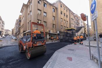 Avanza el asfaltado en las calles Buitrago y Blanca de Silos