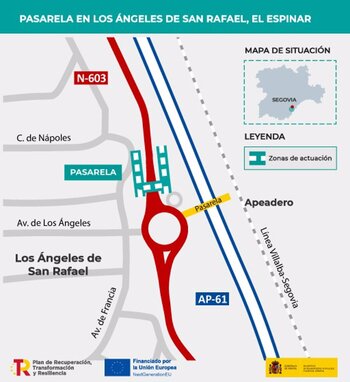 Corte de tráfico en la N-603 la noche del 27 de agosto