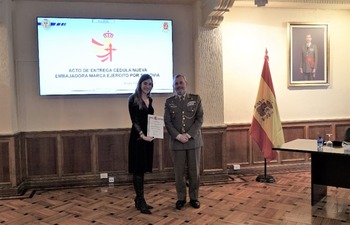 María José Tapia, embajadora de la 'Marca Ejército'