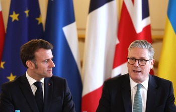 Macron y Starmer proponen una tregua de un mes en Ucrania